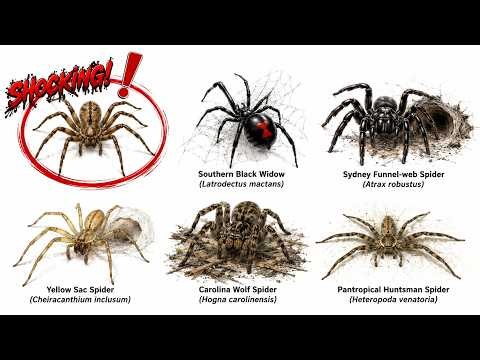 From the Most Harmless Spider to the Spider Living in Your Home — Fully Explained