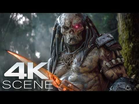 Dek Vs Mechsuit Thia Clone (4K Blu-ray) Fight Scene Predator Badlands Clip | 2025