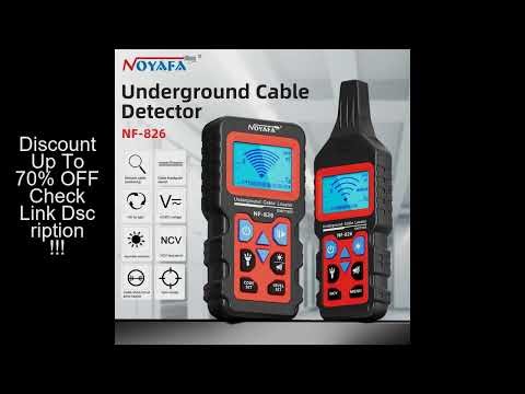 NOYAFA NF-826 Underground Cable Tester Locator Wire Tracker Detection Wall Electrical Lines Water an