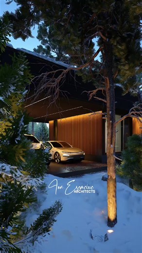 Casa Alina | 155 sqm Modern House Design Casa Alina is a modern single-family house designed on 155 sqm, featuring a clear and efficient layout with three bedrooms. The project focuses on functional zoning, natural light, and a strong indoor–outdoor connection, delivering a balanced residential design tailored for comfortable everyday living. Architecture by Ion Eremciuc Architects. A contemporary forest house designed for year-round outdoor living, even in winter conditions. Warm architectural 