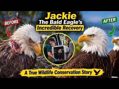Jackie the Bald Eagles Incredible Recovery |A True Wildlife Conservation Story 🦅| Nature Documentary