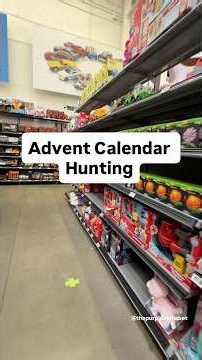 Shopping for Advent Calendars at Walmart