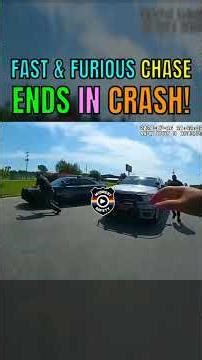 Crazy Car Chase Ends In WICKED Crash!