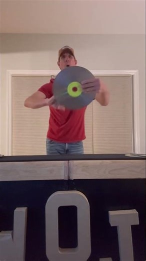 Father and Daughter Vanishing Laserdisc Magic Trick || ViralHog