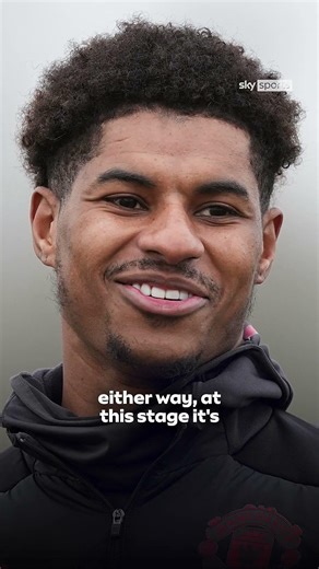 Michael Carrick says no decision has been made over Marcus Rashford's Man United future