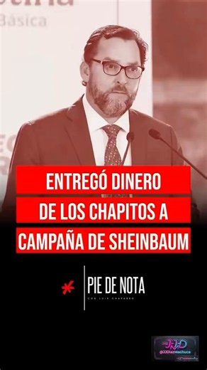 Dinero del cártel de Sinaloa a cambio de protección gubernamental. La presidente @Claudiashein , la misma que hoy acusó en la mañanera al gobierno de @POTUS de defender al cártel de "Los Chapitos" y al de Sinaloa, es señalada de recibir dinero del de Sinaloa para su campaña presidencial.Qué curioso. Ahora que le conviene, usará una investigación de Luis Chaparro para defender al “Mayo” Zambada con el pretexto de la soberanía, y hasta presentará a su fiscal carnal @ErnestinaGodoy_ para respaldar 