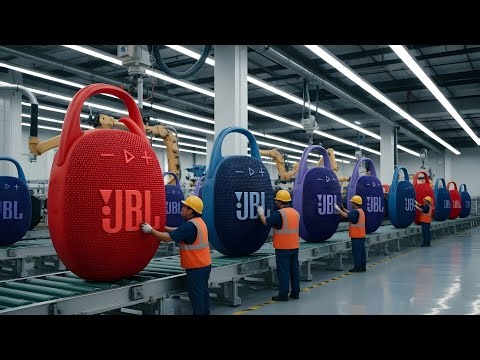Inside the JBL Mini Speaker Factory | How the JBL Clip 5 Ultra-Portable Waterproof Speaker Is Made