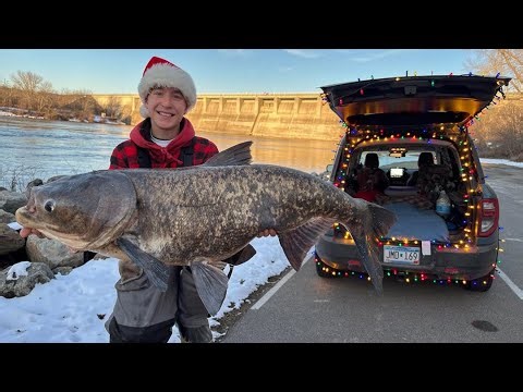 Winter Car Camping for Americas Most INVASIVE Fish - Christmas Special