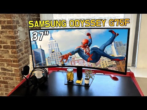 Samsung Odyssey G7 G75F Review 🔥 37" 4K 165Hz Curved Gaming Monitor