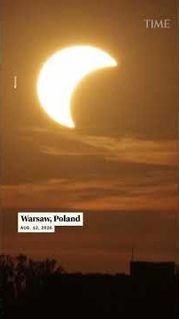 The most spectacular footage of Europe's solar eclipse
