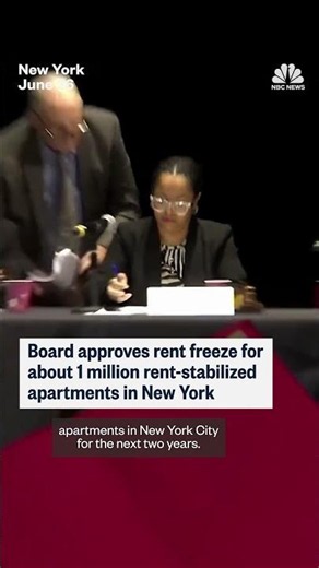 Rent freeze approved for some New York apartments