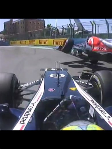 Maldonado vs Hamilton Highlights at Europe 2012