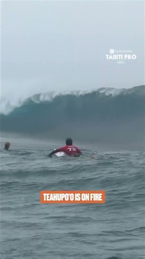 the things dreams, or nightmares, are made of! #TahitiPro is firing on all cylinders💥