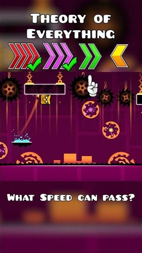 What Speed Pass Theory of Everything First Ship Part? #geometrydash