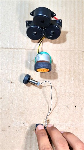 DC Motor to Dynamo | Buzzer Runs Using DynamoPower #dcmotor #sorts