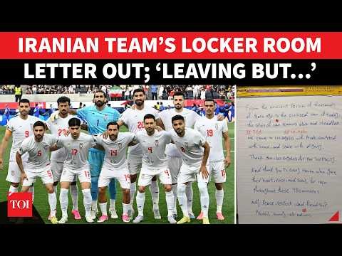 Iranian Team’s FINAL Message At FIFA WC Stuns America; Sly Dig At Trump In Locker Room Letter