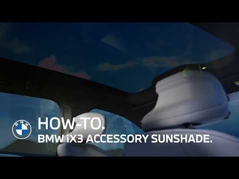 Installing the Sunshade in the BMW iX3 | BMW How-To