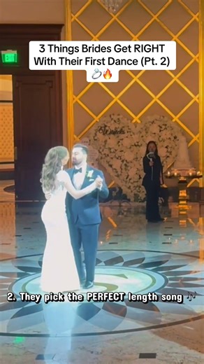 3 Things Brides Get RIGHT With Their First Dance (Pt. 2) 💍🔥 #firstdance #wedding #bridesmaids