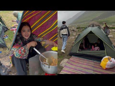 Barish m camping pehli bar ki | Sitara yaseen vlog