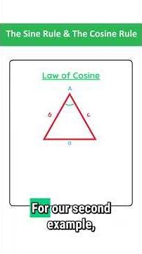 The Sine Rule & The Cosine Rule (GCSE Maths)