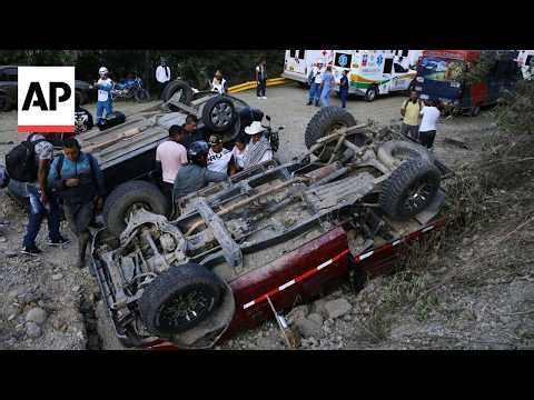 Explosive device kills 13 and injures 38 on a bus in Colombia