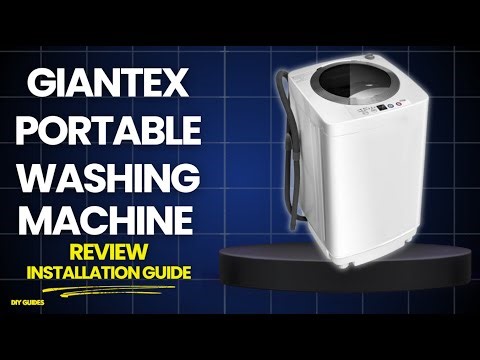 Giantex Portable Washing Machine Review & Installation Guide! Worth It For Small Spaces?