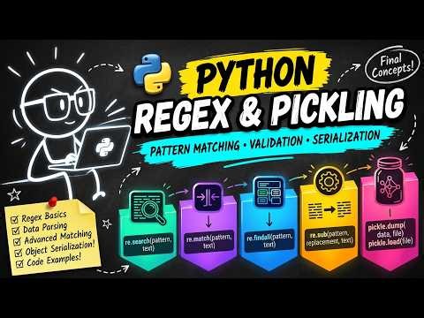 Python Regex for Beginners | Final Python Concepts 🚀