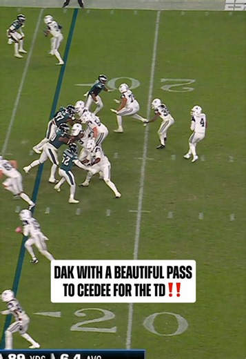 dropped it right in the 🪣 #dakprescott #ceedeelamb #dallascowboys #nfl