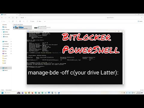 How To Remove and Disable BitLocker Encryption with PowerShell CLI in Windows 10 and 11