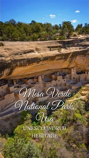 UNESCO WORLD HERITAGE SITES - Mesa Verde National Park, USA 😍