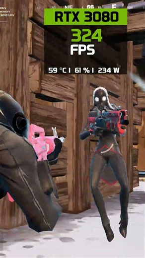 RTX 3080 Fortnite 1440p Low Settings Performance Mode FPS