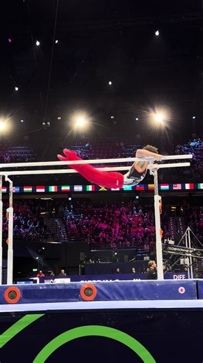 Kawakami Shohei's 14.566 Parallel Bars Routine at World Gymnastics