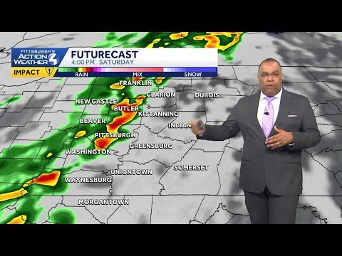 April 17 Forecast: Impact Day Saturday for rain and storms in Western PA