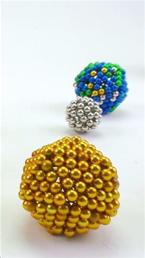 Solar System made of Magnetic Balls! #shorts