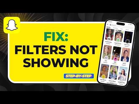How to Fix Snapchat Filters Not Working (2026 Location & Cache Guide)