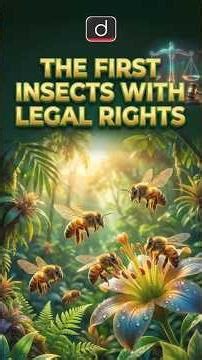 The First Insects with Legal Rights | Drishti IAS English | #shorts #Bees #Amazon #legalrights