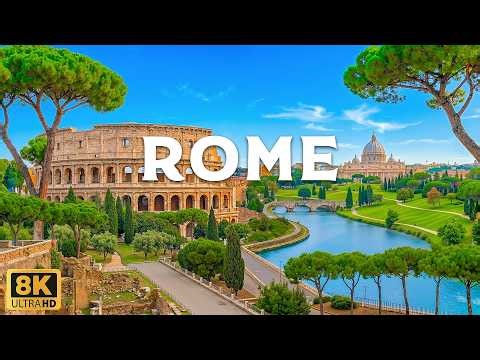 Rome 8K | Colosseum Views, Vatican & Timeless History of Ancient