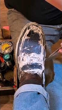 Extremely Satisfying Shoe Shine ASMR #asmr #transformation #restauration