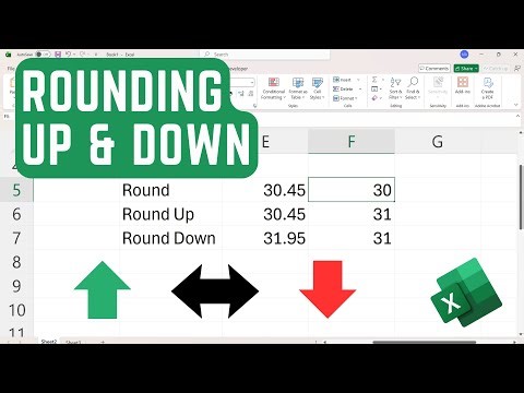 Excel Rounding Explained: ROUND vs ROUNDUP vs ROUNDDOWN