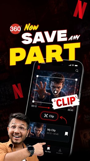 Netflix Update: Create Clips #netflix #netflixclips #netflixseries #netflixindia #howto #clips #ai