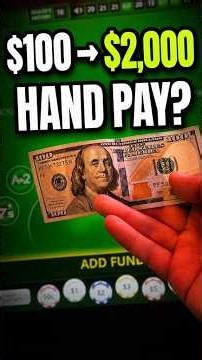 How I turned $100 into $2,000 at Blackjack in 60 seconds 😳