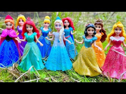 Cute Miniatures Disney Princess Frozen ELSA & Annall! elsa satisfying unboxing 