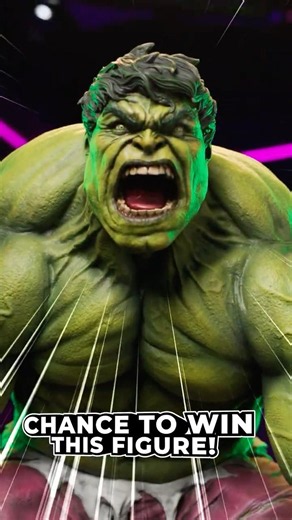 HUGE $895 Hulk Figure GIVEAWAY!
