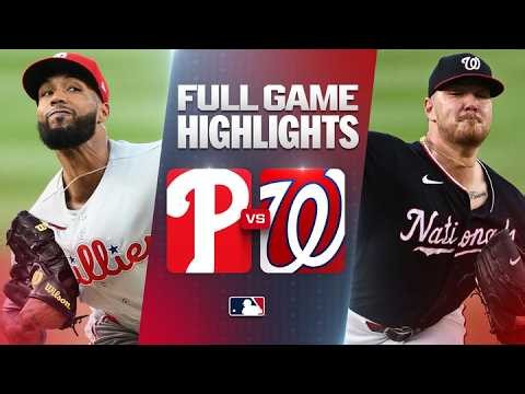 PHILLIES vs. NATIONALS: Official Full Game Highlights (June 25) | 2026 MLB Season