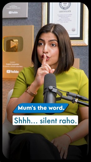 What does "Mum's the Word" mean? 🤫 | Learn English Idioms | English Connection #shorts