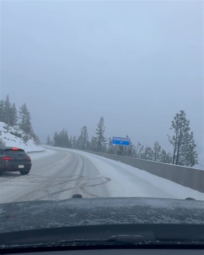 I-80 over Donner Summit has been playing its favorite winter game today: slide to the left….slide to the right …thanks to multiple spin-outs. Friendly reminder, if you’ve never driven in the snow, Donner Summit is not the place to learn. Donner Summit always wins and will humble you. Chain control is still in effect over Donner Summit. *** for update updates on road conditions visit the Caltrans QuickMap app. ￼ (1/3/26 at 4:40pm) | CHP - Truckee