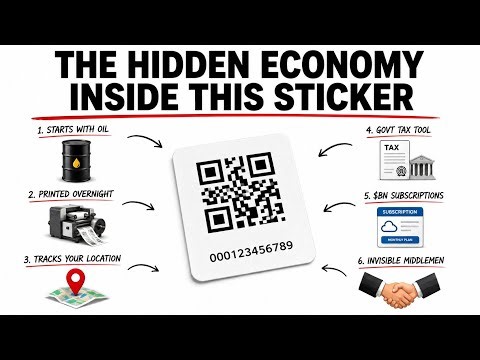 The Hidden Economy of QR Code Stickers (An Object Running a Billion-Dollar System)