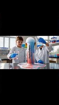 It's SCIENCE! 🧪✨The most satisfying science experiment ever! #Viral 😍🐘 #STEM #ScienceFun