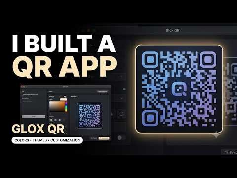 Glox QR — A Powerful Custom QR Code Generator Built with Python