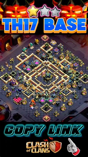 BEST TH17 CWL BASE + RANK BASE WITH COPY LINKS ||TH17 ANTI-META #coc #clashofclans #supercell
